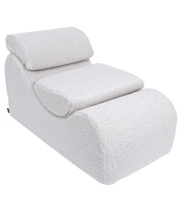 Wave Lounger - White Bearly