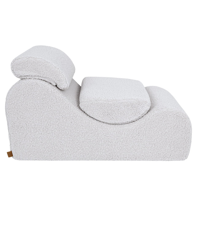 Wave Lounger - White Bearly