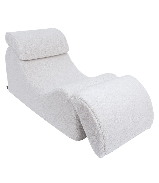 Wave Lounger - White Bearly