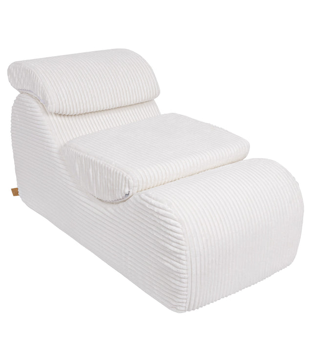 Wave Lounger - White Furrycord