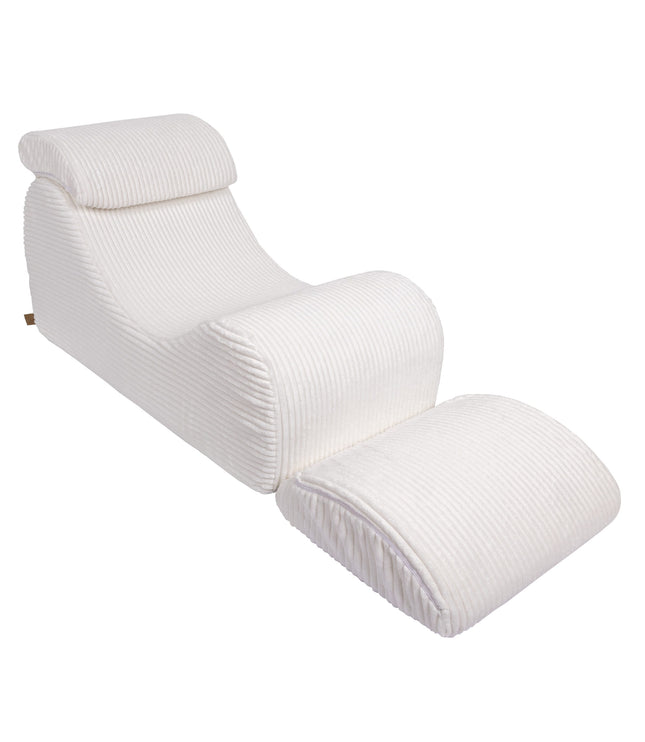 Wave Lounger - White Furrycord