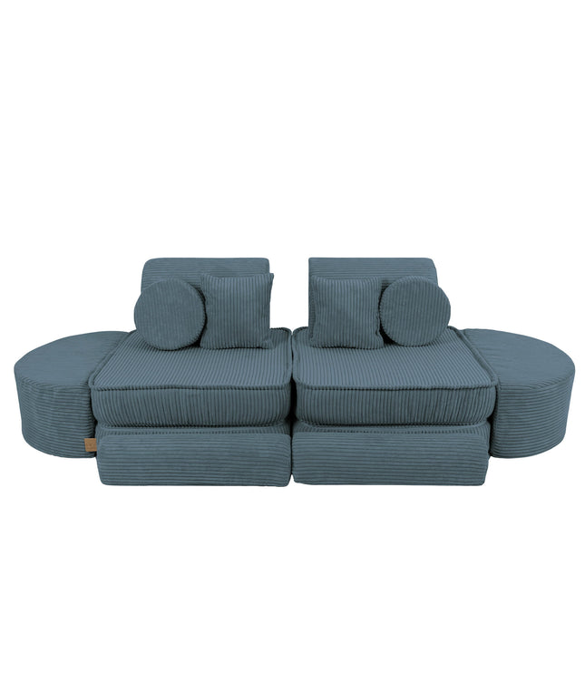 Medium Modular Sofa for Kids - Aesthetic Turquoise Plus