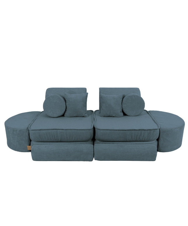 Modulaire kinderbank medium - Esthetisch Turkoois Plus-mercibeaucoupp.eu