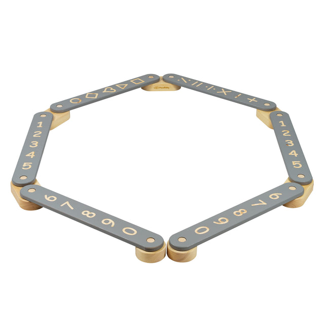 Houten evenwichtsbalk - 6 elementen-mercibeaucoupp.eu