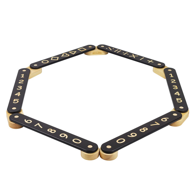 Houten evenwichtsbalk - 6 elementen-mercibeaucoupp.eu