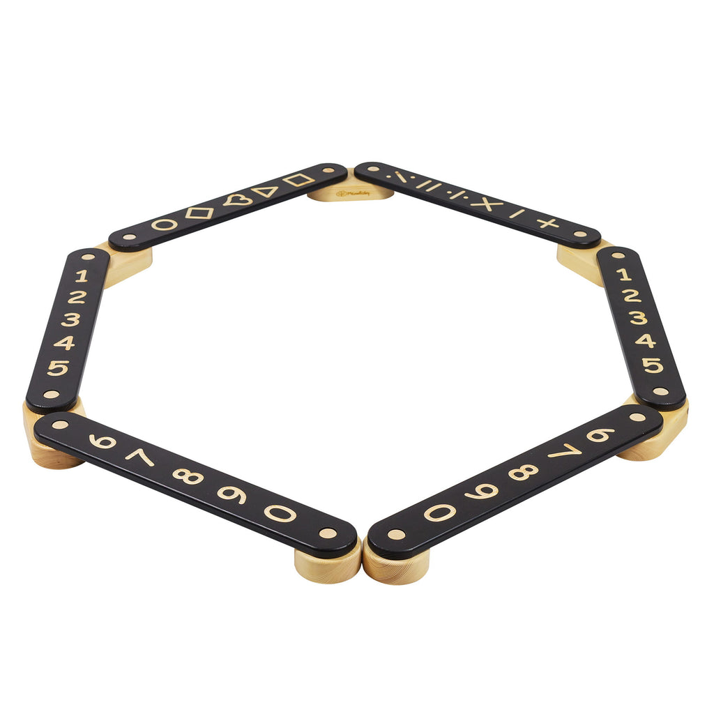 Houten evenwichtsbalk - 6 elementen-mercibeaucoupp.eu