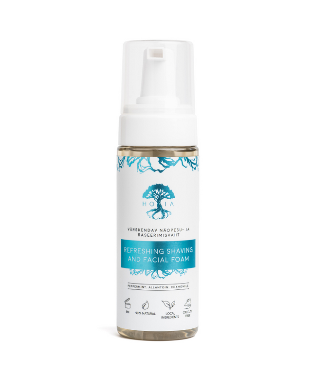 Refreshing Shaving and Facial Foam, 150ml