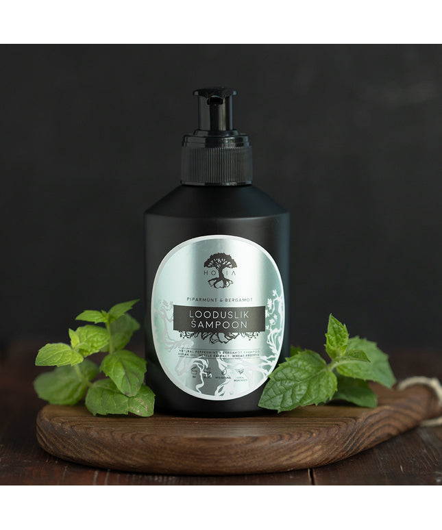 Organic Shampoo Peppermint & Bergamot, 200ml