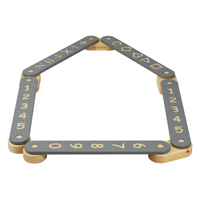 Houten evenwichtsbalk - 5 elementen-mercibeaucoupp.eu