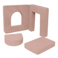 Aesthetic Soft Play Set for Toddlers, 4 Elements - Pink