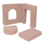 Aesthetic Soft Play Set for Toddlers, 4 Elements - Pink