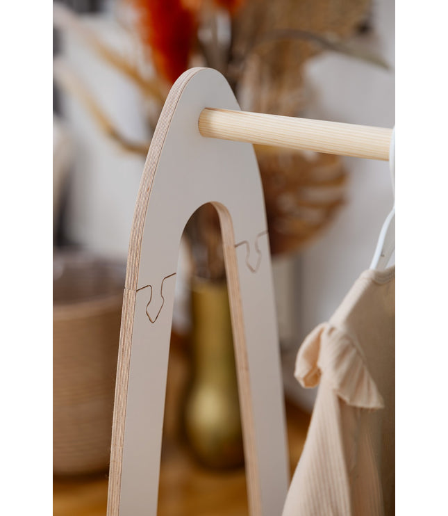 Arched Clothing Rack For Children - Large White