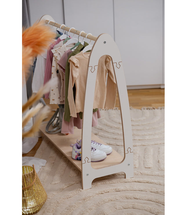 Arched Clothing Rack For Children - Large White