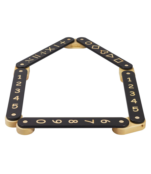 Wooden Balance Beam - 5 Elements