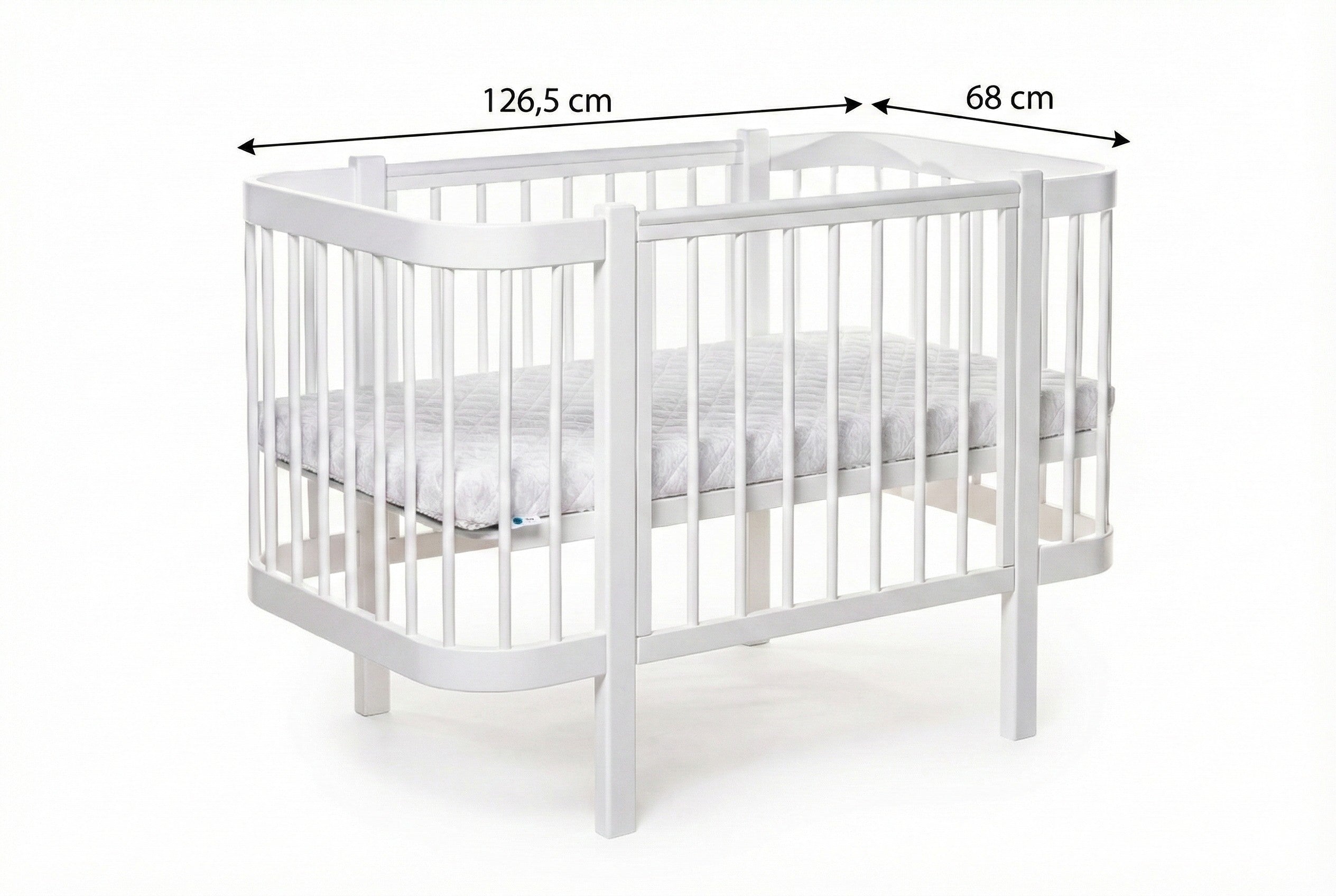 Baby Crib ELIN - White