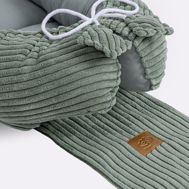 Babynest om in te slapen - Olijfgroen-mercibeaucoupp.eu