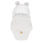 Baby Swaddle with Bear Ears – Bearly Off-White