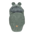 Baby Swaddle with Bear Ears – Olive Green