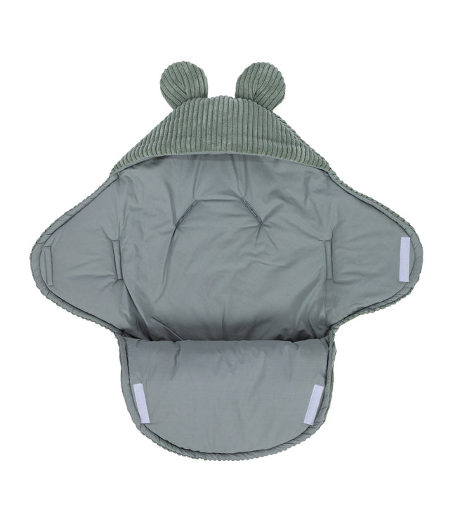 Baby Swaddle with Bear Ears – Olive Green