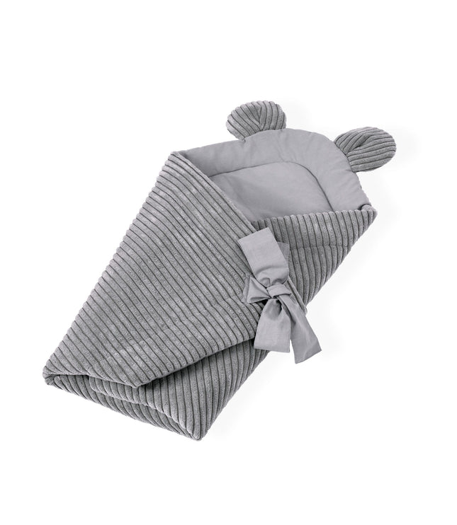 Baby Swaddle Wrap for Sleeping and Cuddling – Grey
