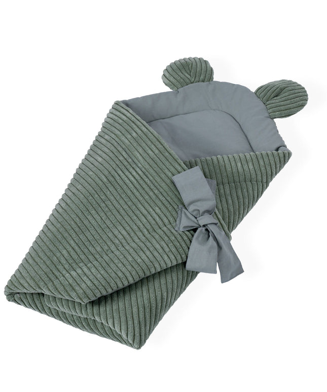 Baby-wikkeldoek voor slapen en knuffelen - Olijfgroen-mercibeaucoupp.eu
