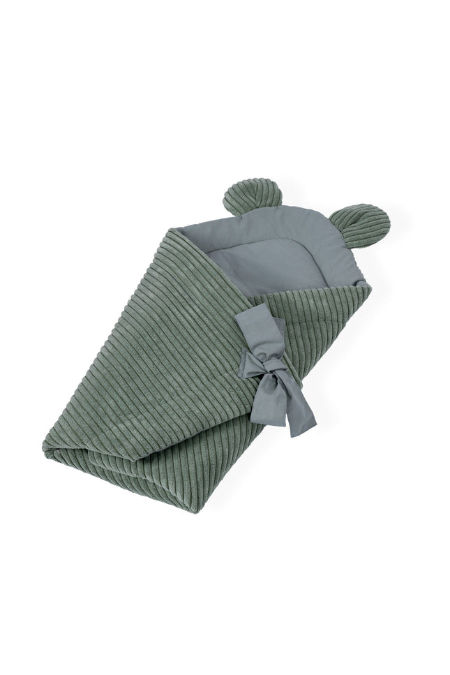Baby-wikkeldoek voor slapen en knuffelen - Olijfgroen-mercibeaucoupp.eu