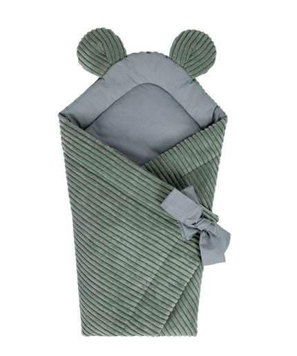 Baby-wikkeldoek voor slapen en knuffelen - Olijfgroen-mercibeaucoupp.eu
