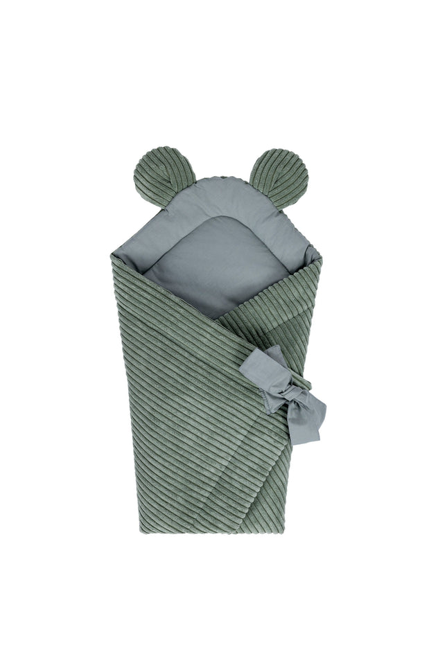 Baby-wikkeldoek voor slapen en knuffelen - Olijfgroen-mercibeaucoupp.eu