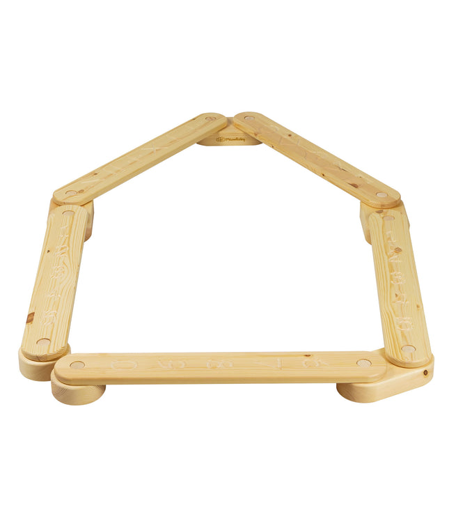 Wooden Balance Beam - 5 Elements