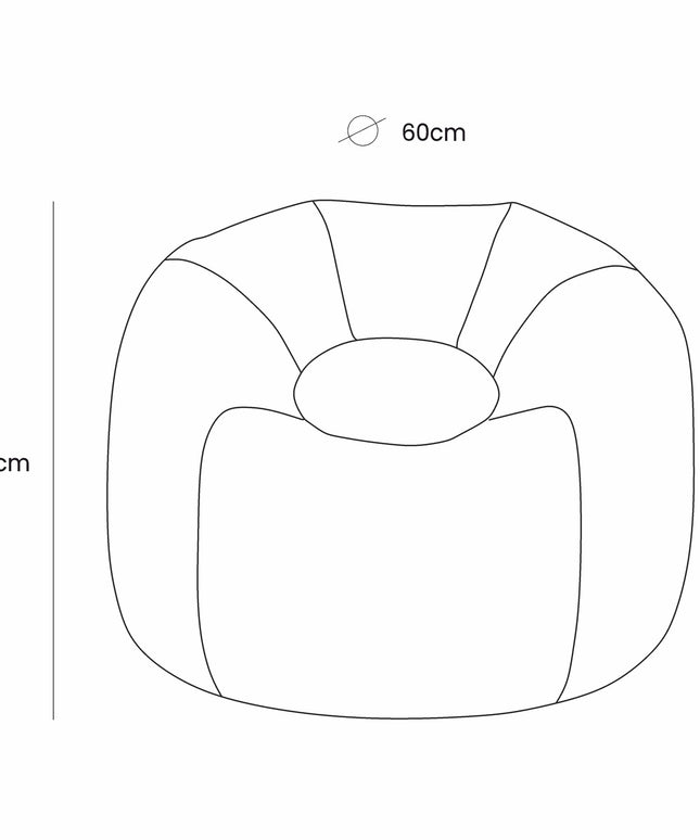 Zitzak Floreo - Blush Beige-mercibeaucoupp.eu