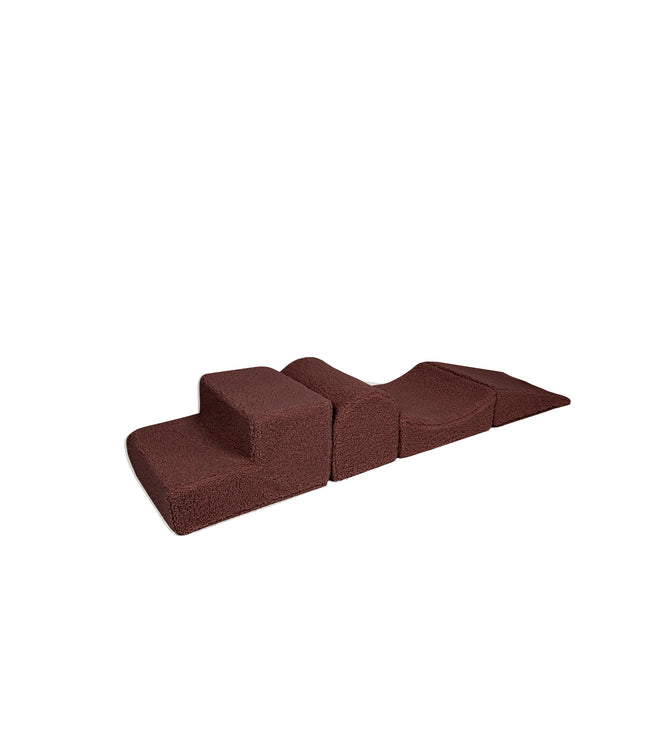 Bearly Corduroy Shape Set 4-Elements - Brown