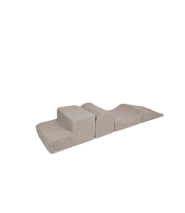 Bearly Corduroy Shape Set 4-Elements - Light Grey