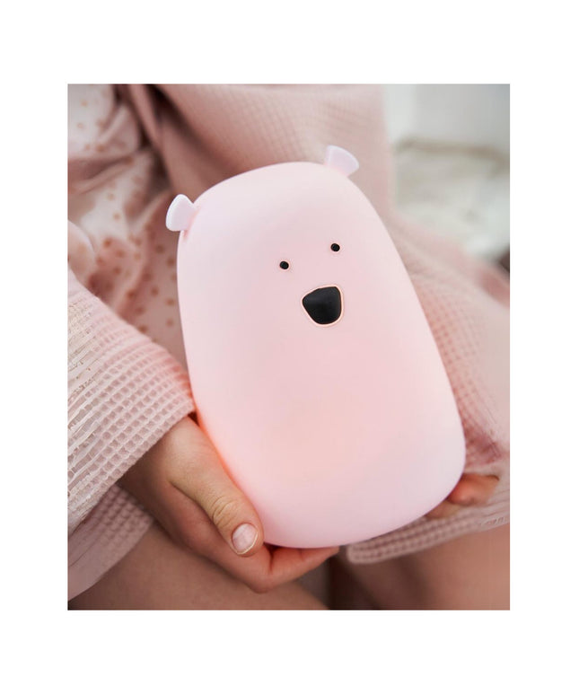 Big Bear Silicone Lamp with Remote - Pink
