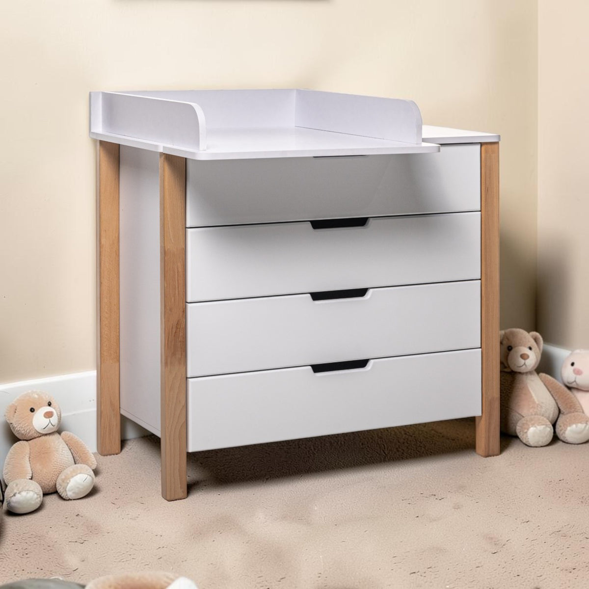 Changing Dresser ELIN - Natural/White