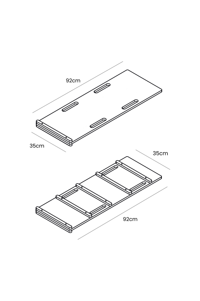 Witte houten droomwip met kussen en glijbaan - Medium-mercibeaucoupp.eu