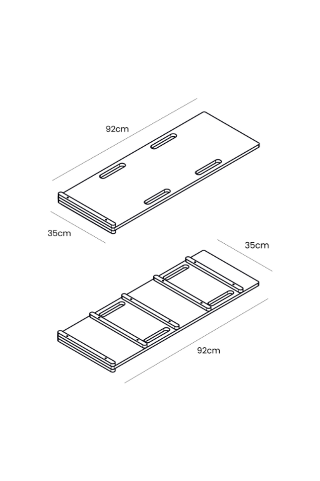 Witte houten droomwip met kussen, glijbaan en ladder - Medium-mercibeaucoupp.eu