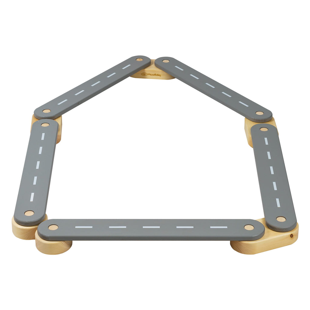 Houten evenwichtsbalk - 5 elementen-mercibeaucoupp.eu