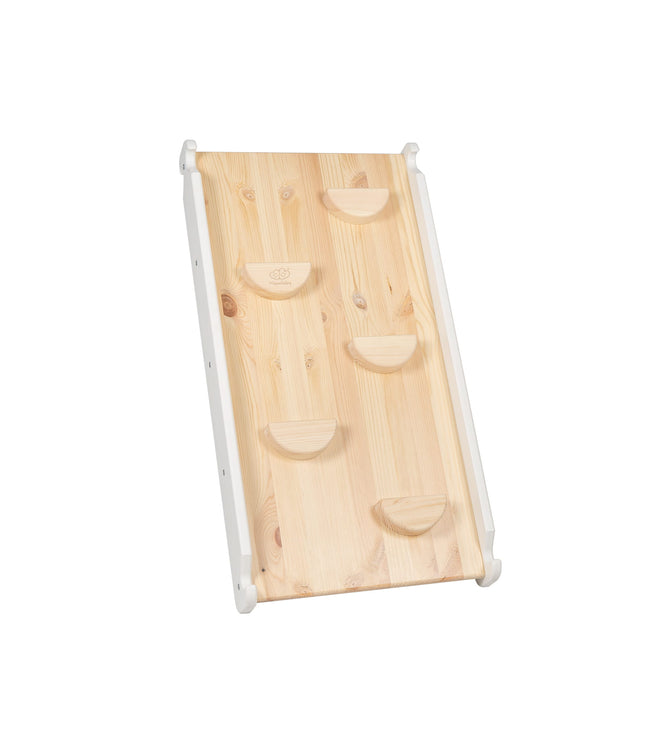 Ladder With a Slide-Climbing Wall - White