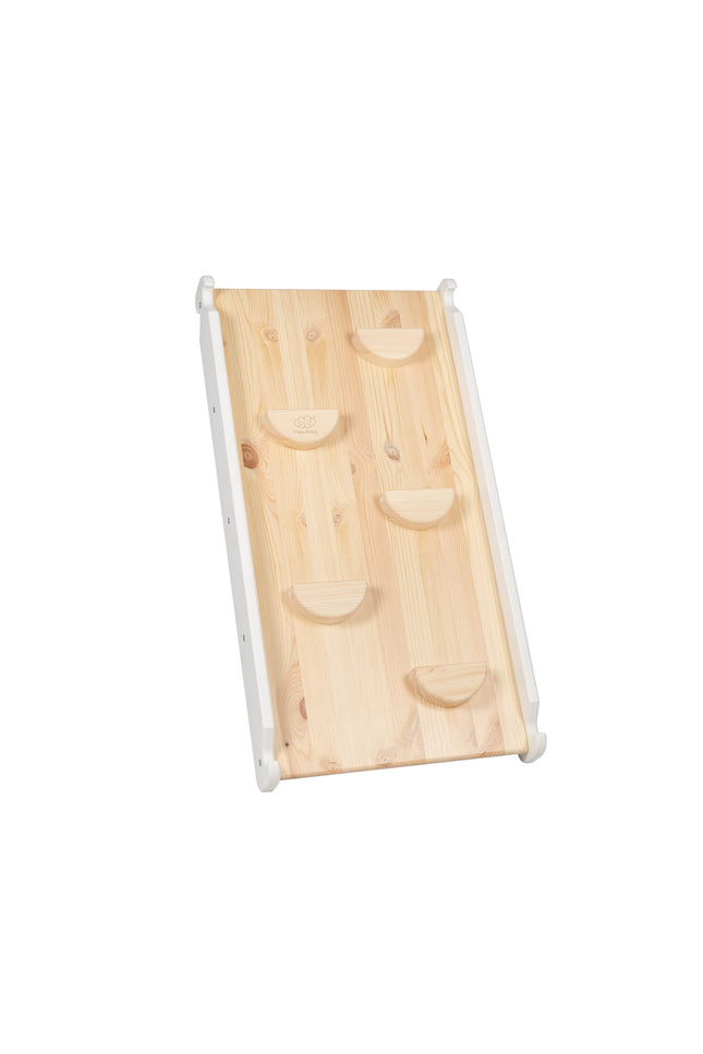 Ladder met glijbaan-klimwand - Wit-mercibeaucoupp.eu