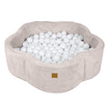 Foam Baby Ball Pit - Aesthetic Ecru Flower