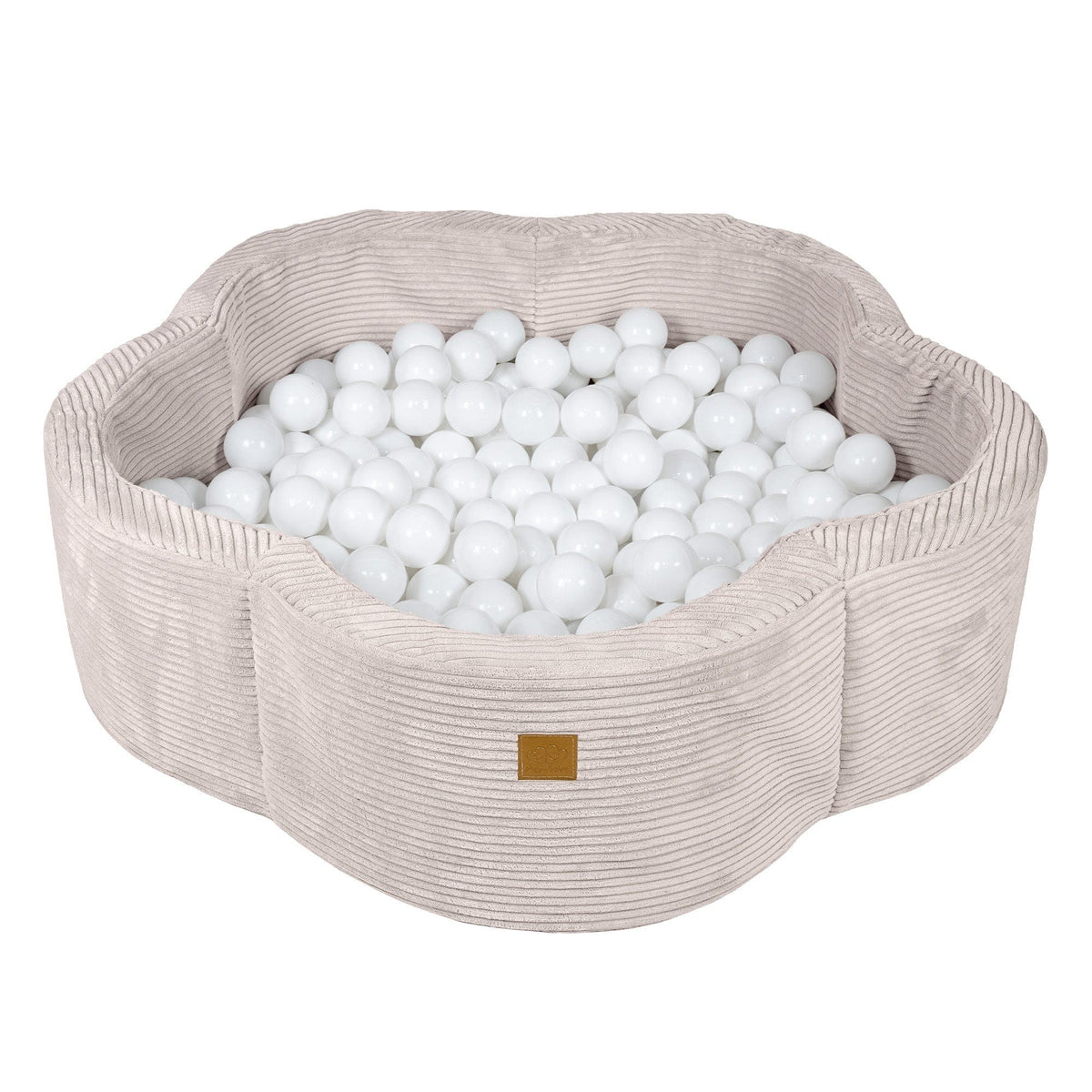 Foam Baby Ball Pit - Aesthetic Ecru Flower