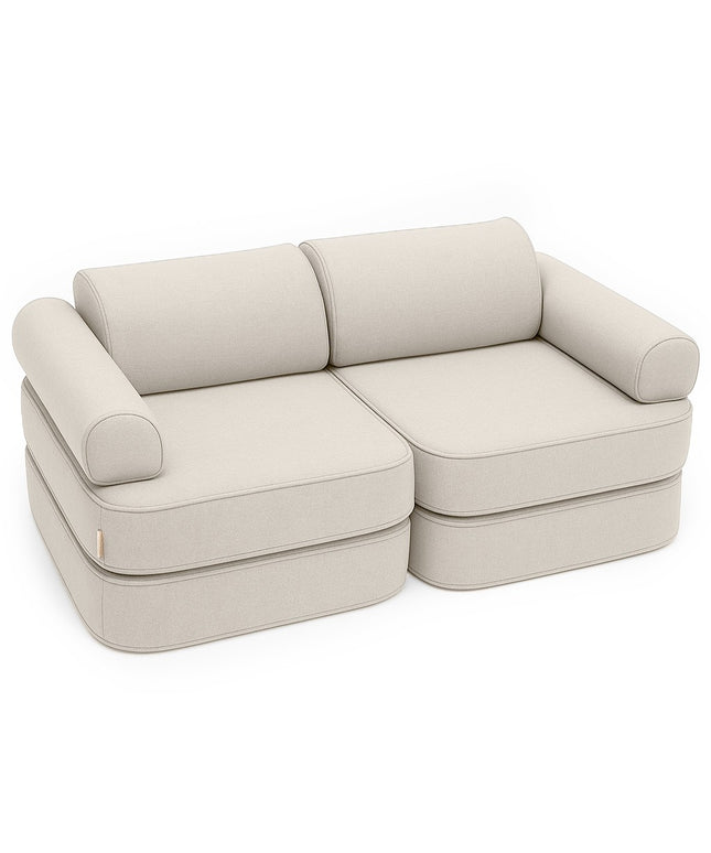 Binnen/Buiten Outzy Pocket Sofa Voor Kinderen - Haver Blush Beige-mercibeaucoupp.eu