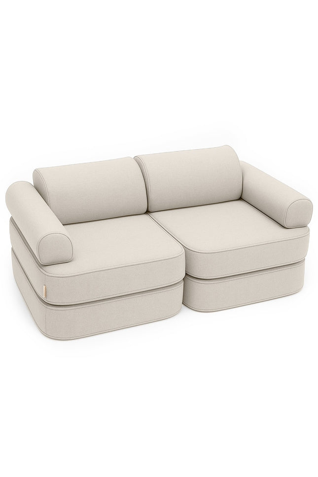 Binnen/Buiten Outzy Pocket Sofa Voor Kinderen - Haver Blush Beige-mercibeaucoupp.eu