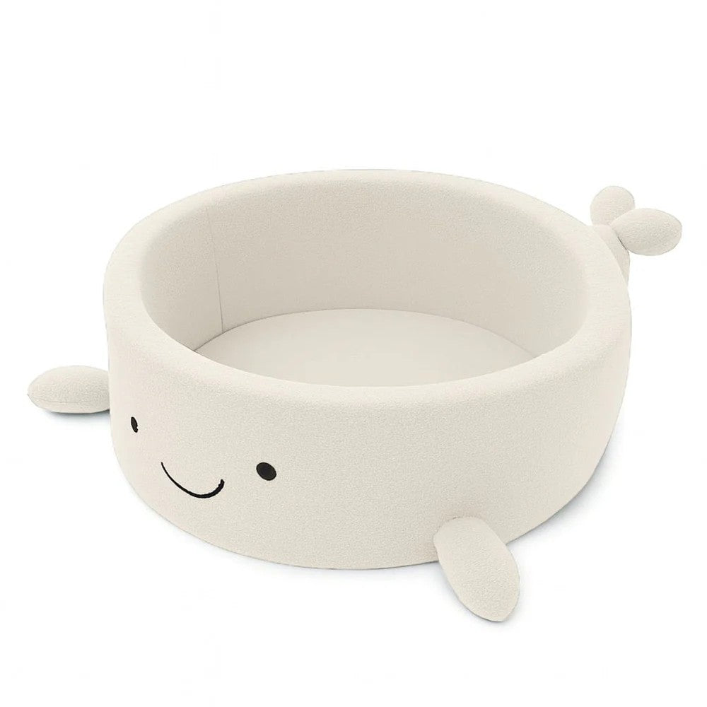 Foam Baby Ball Pit without balls - Whale Boucle
