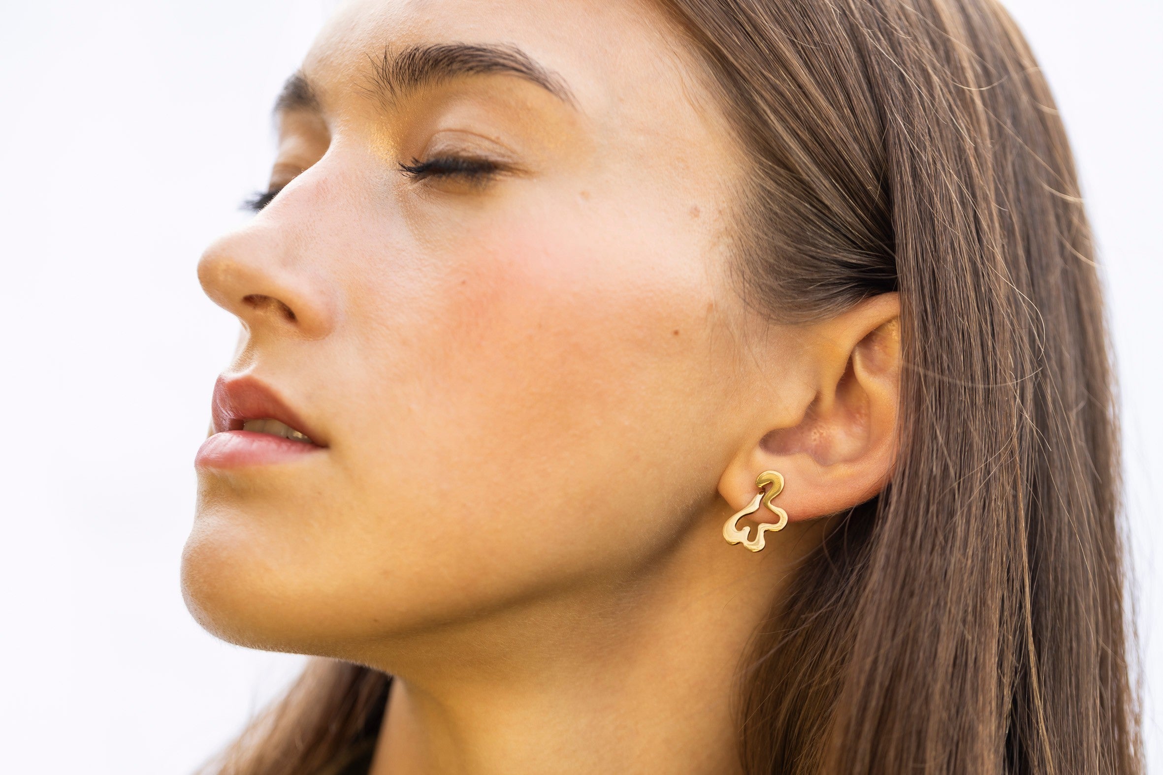 Folia Mini Earrings - Sunlit