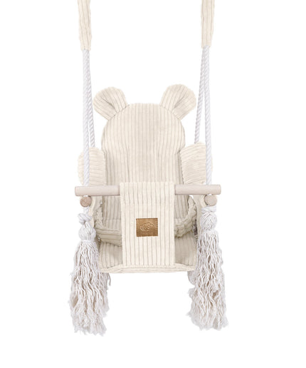 Indoor babyschommel, Teddy - Ecru-mercibeaucoupp.eu