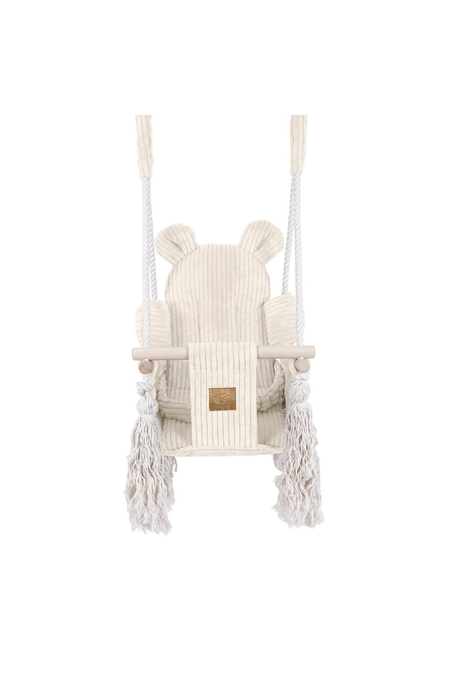 Indoor babyschommel, Teddy - Ecru-mercibeaucoupp.eu