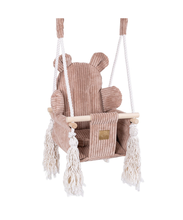 Indoor Baby Swing, Teddy - Roze Poeder-mercibeaucoupp.eu