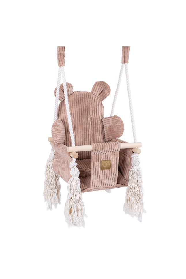 Indoor Baby Swing, Teddy - Roze Poeder-mercibeaucoupp.eu