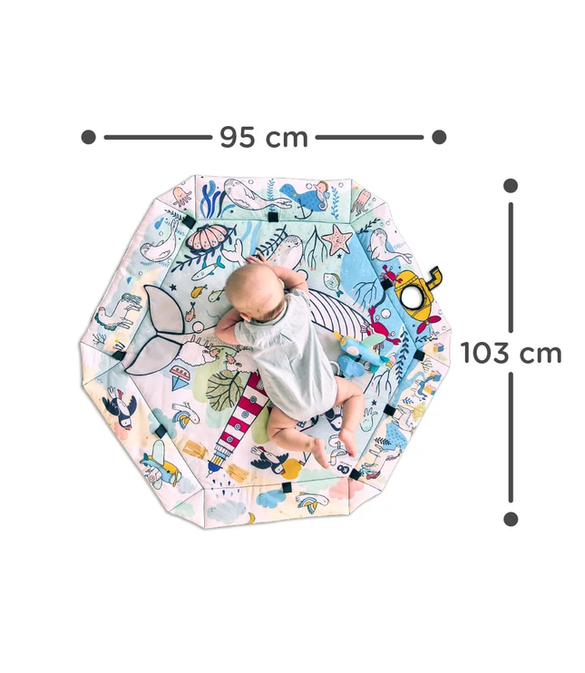 Playmat and Ballpit 2in1 for Babies - Smartplay Sea